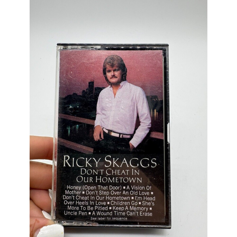 Ricky Skaggs Don't Cheat In Our Hometown Cassette Tape PET-38954
